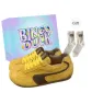 Yellow+Exclusive Shoe Box+Gift Socks