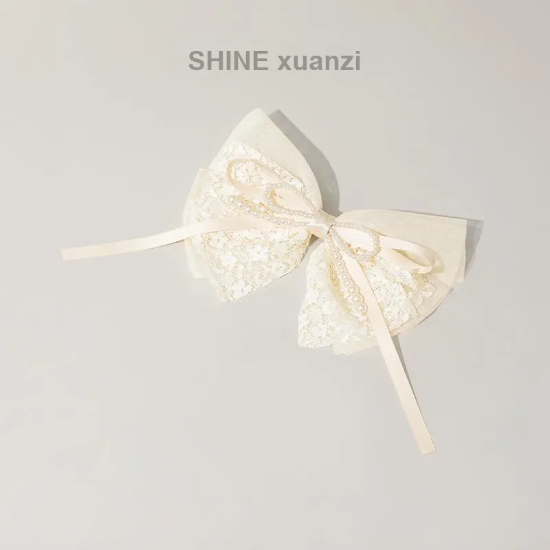 SHINE Cherished Moments Collection Fabric, Shell Pearl Hair Clips Women's-1