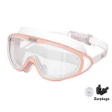 Pink Swim Goggles (Transparent Lens)