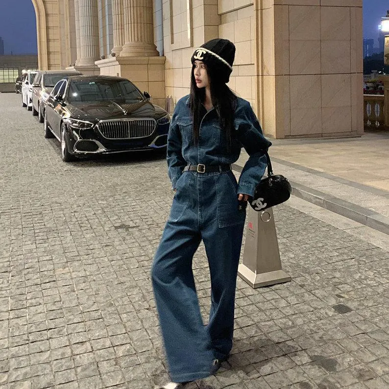 Icicofficial Jumpsuit Women's Blue-2