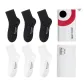 [6 Pack]White *3, Black *3