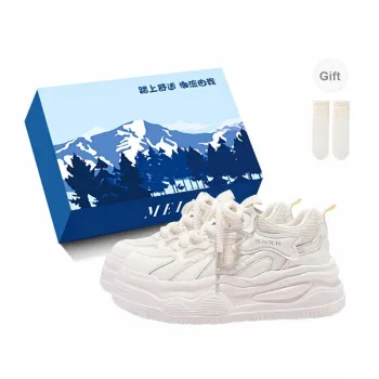 Fawn Miri Slip Resistant, Breathable, Height Increasing Low Top Skateboard Shoes Women's Ecru