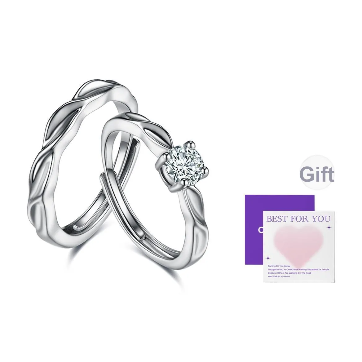 CIROCCO Сплав 999 Чистое серебро Кольца Унисекс Серебряный