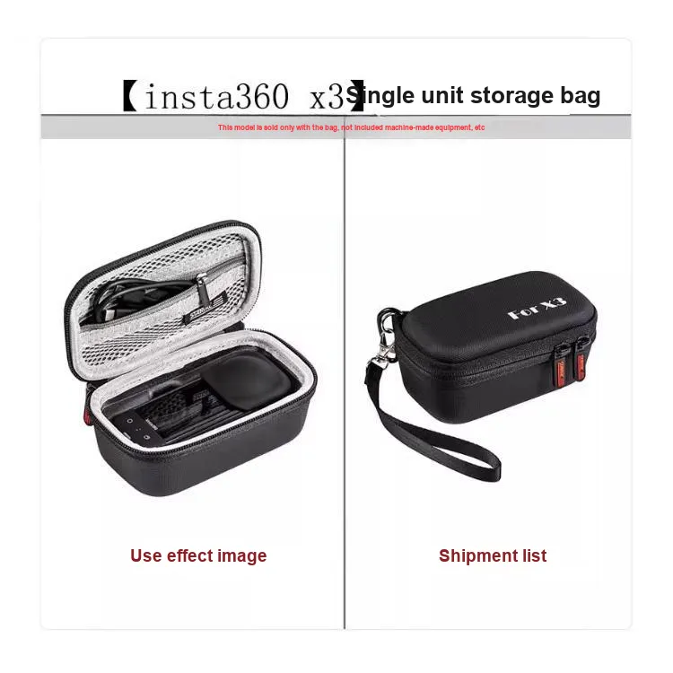 STARTRC Camera Bags Compatibility With Insta360 X3 Single Unit Storage Bag-1