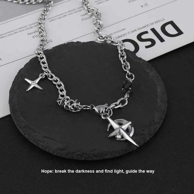 NIGHT RIDER DRIGINAL Titanium Steel Necklaces Men's-3