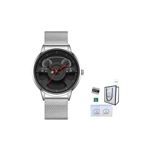 Sanda Кварцевый механизм Мужские часы Черный циферблат