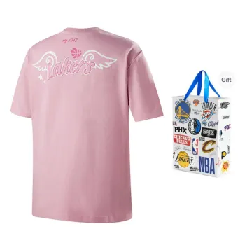 NBA Los Angeles Lakers T Shirt Unisex Pink