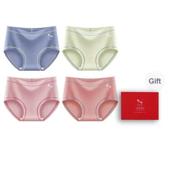 RED DRAGONFLY Cotton Panties Women's Combo Set Gift Box Set