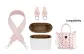 DuPont Paper Liner *Wear-Resistant* One Shoulder Wide Strap Three-Piece Set Pink