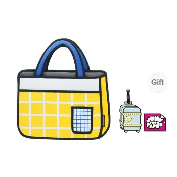 JumpFromPaper Polyester Comic Bag Commuter Bag Handbag Medium Size Unisex