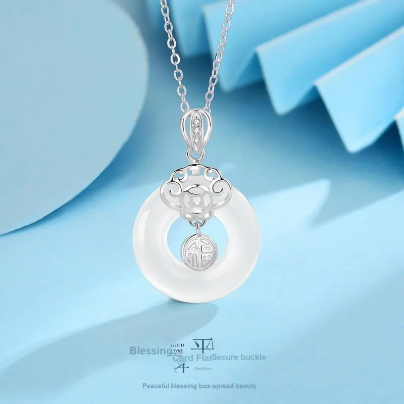 LUCA S925 Silver Necklaces Unisex-4