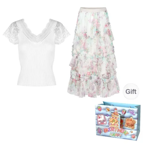 Gentle Welcome Skirt Set Women's