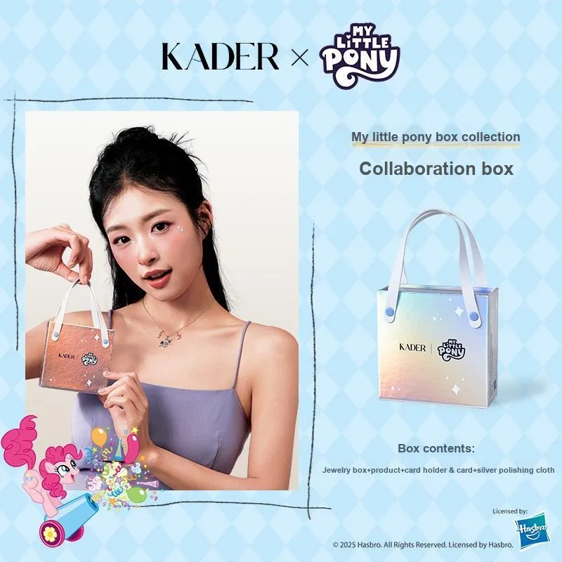 KADER x MY LITTLE PONY Copper Necklaces Women's Gold Silver, Girlfriend Women's Gift Box Set-2