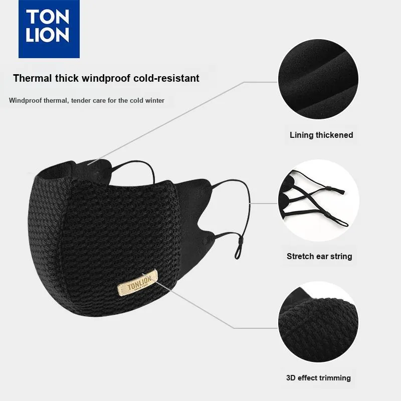 Tonlion Polyester Face Masks Unisex-8