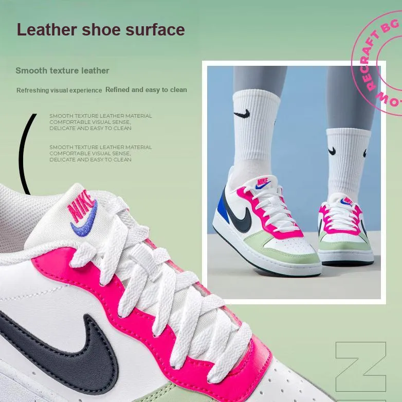 Nike Court Borough Low Honeydew Pink GS-1