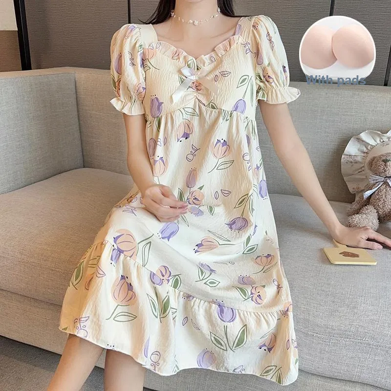Ta Yan Nightgown Women's Apricot-1
