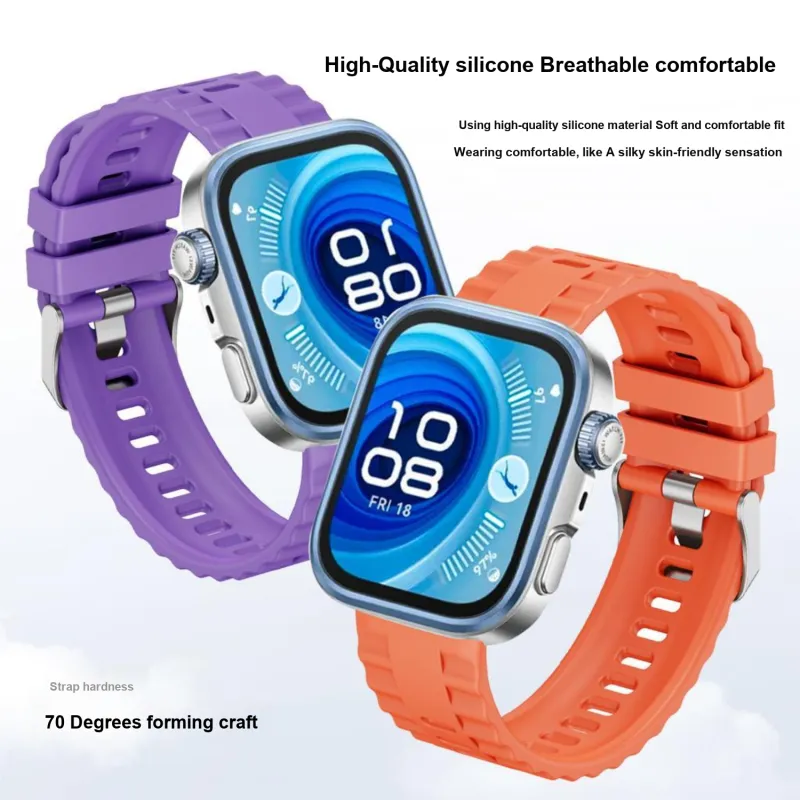 LOVINGCOOL Huawei Compatibility Watch Band 210mm Silicone Material-4
