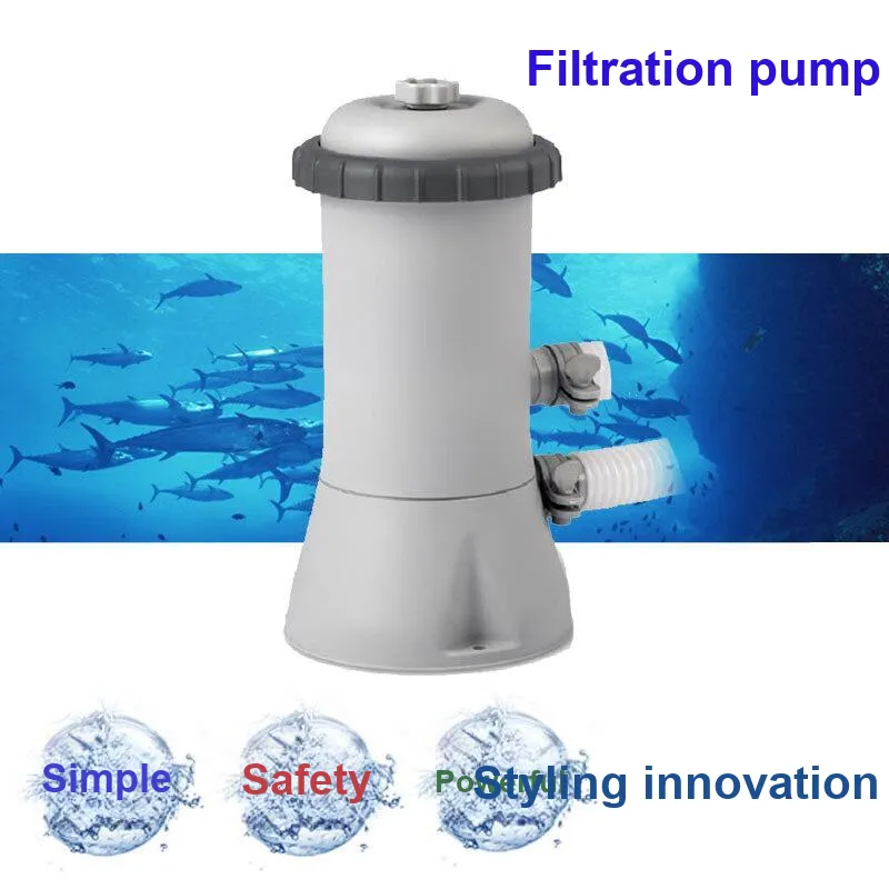 INTEX Swimming Pool 220V Filter Pump 28604 Kids Toy Stand Large Water Play Pool All Filter Pumps 1 Set-1