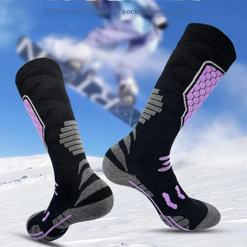 Inside The Orange Ski Socks Unisex Box Of 3 Pairs-3