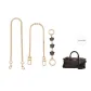 Gold-Tone[Black Mountain Camellia+Decorative Chain+Twist Chain]