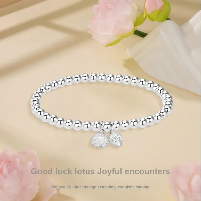 NUSQ Sterling Silver Bracelets Women's-4