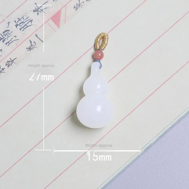 Ingenuity Hetian Jade Pendants White Jade Unisex-2
