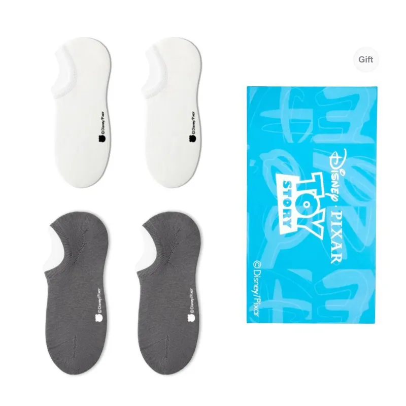 Disney No Show Socks Unisex Box 4 Pack-24