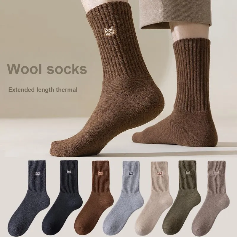 MIIOW Knee High Socks Men's 3 Pack-6