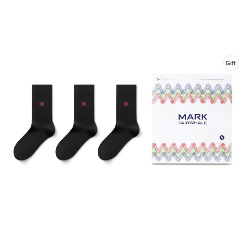 FAIRWHALE Socks Gift Box Unisex 3 Pack-0