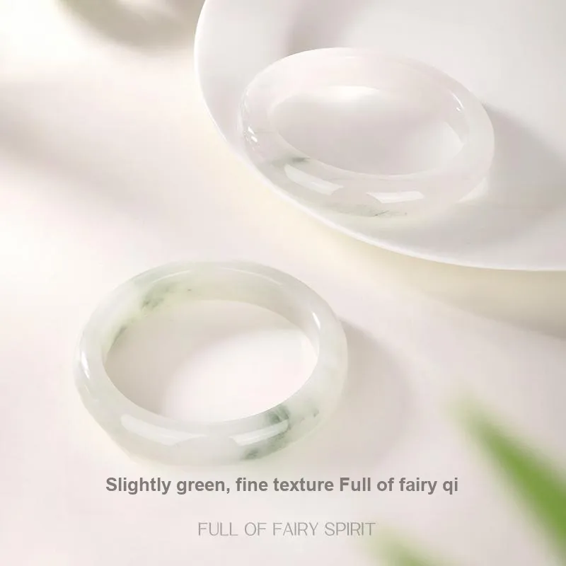 JINLIUFUJIXIANG Tianshan Jade Bangles Women's-9