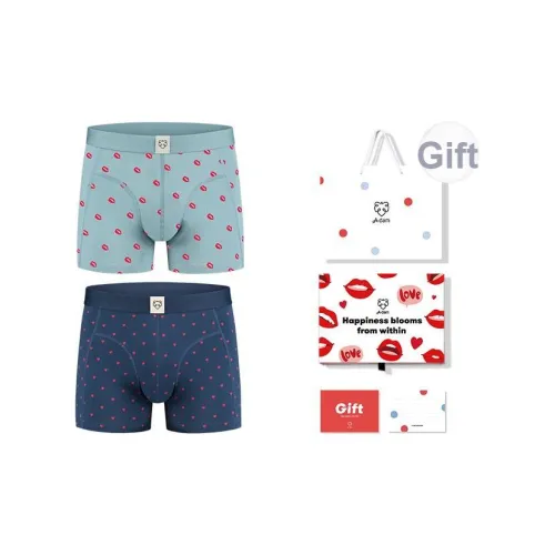 A damunderwear Мужское нижнее белье подарок для парня коробка 2 пачки