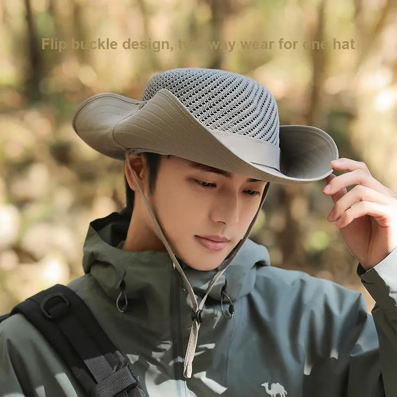 NANJIREN Lightweight Sun Protection Hats Men's-3