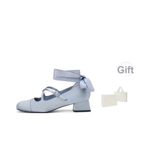 CHARLES KEITH Glory of Kings collaboration series Грубый каблук Высокие каблуки 3,6 см Женские