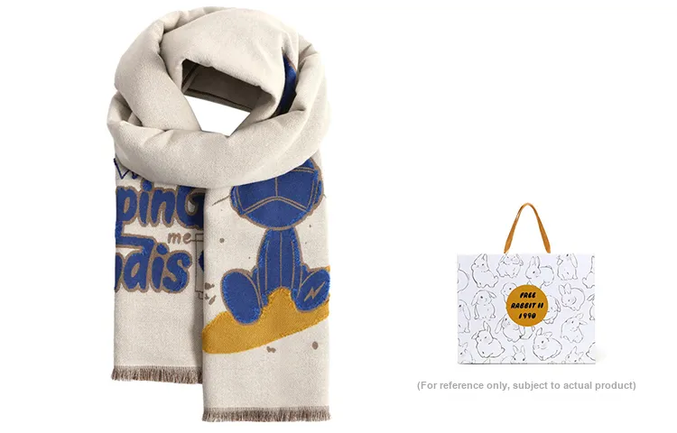 FREE RABBITⅡ Knit Scarves Unisex-6