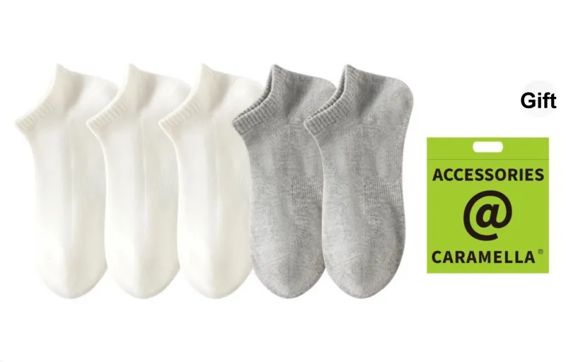 Caramella Ankle Socks Unisex 5 Pack-20