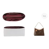 Burgundy DuPont Paper Liner[Flat Style]-Carryall Medium Size