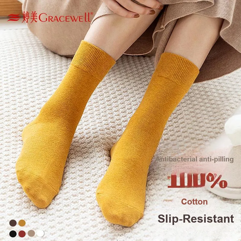 GRACEWELL Mid Calf Socks Women's 5 Pack-37