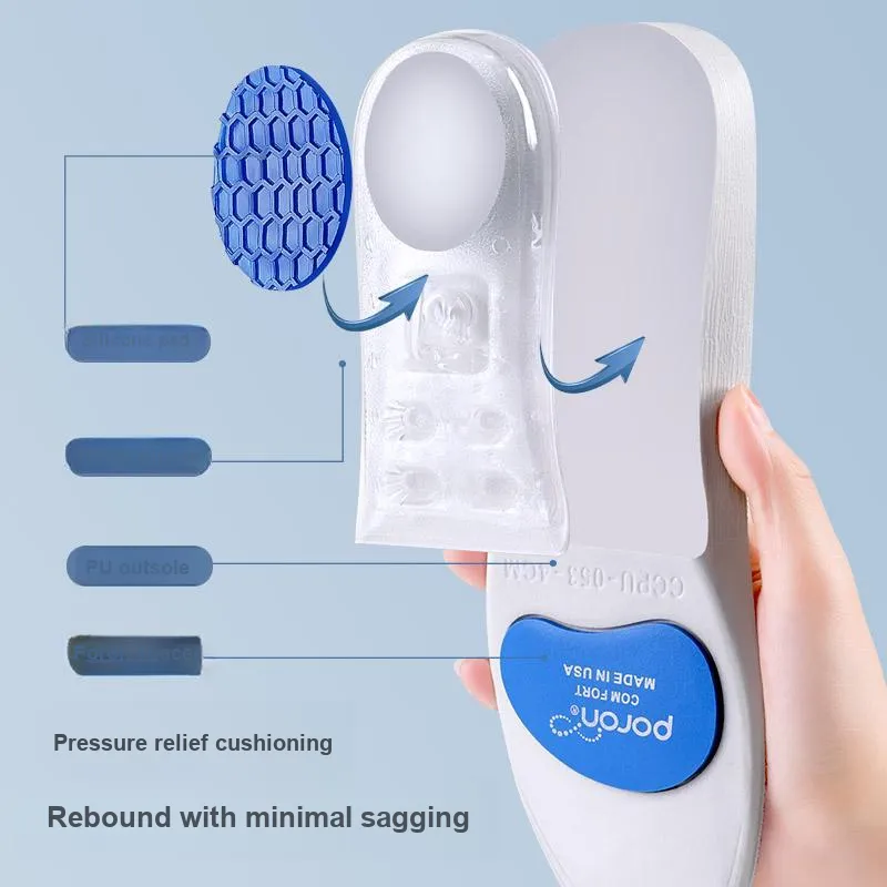 Footprint Tribe TPU+PU+Silicone Sheet+Full Polyester Fabric Insoles Unisex-14