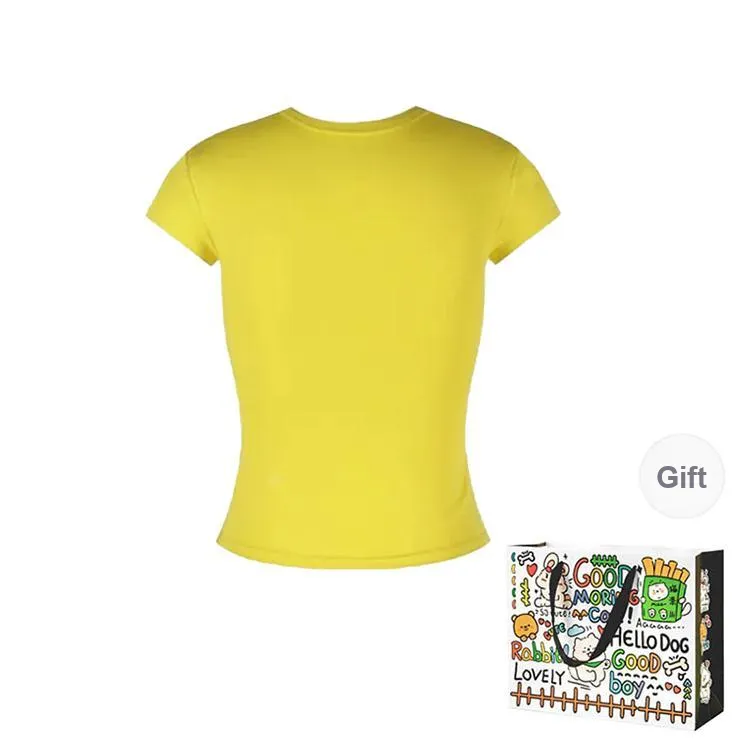 OURUOKE T Shirts Women's-1