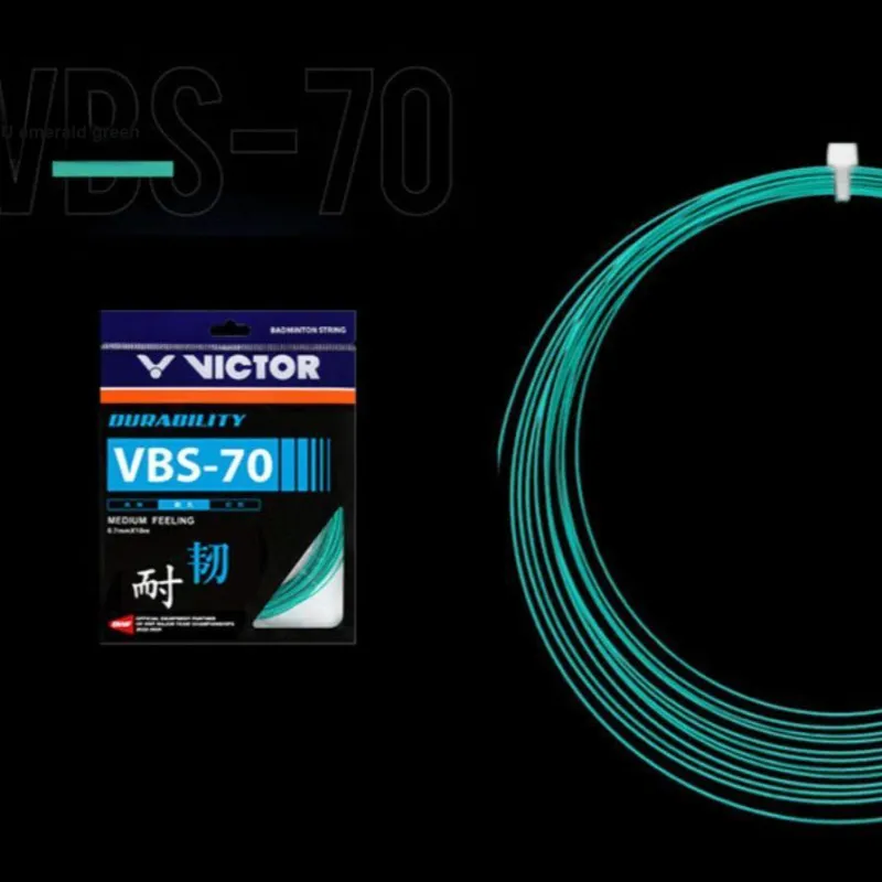 VICTOR Badminton Racket Strings 3 Pack Emerald Green-1