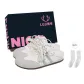 White Silver (Shoe Box+Socks)
