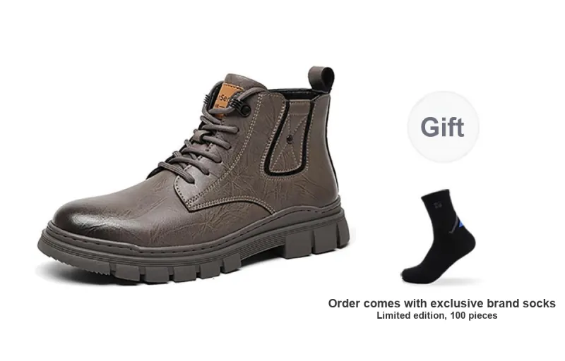 Mulinsen Martin Boot Ankle Boots Men's Black-20