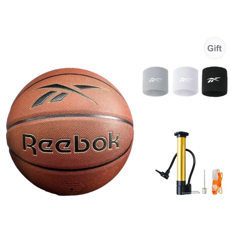 Reebok PU Basketball Brown Size 7 Ball Training Match Unisex-6