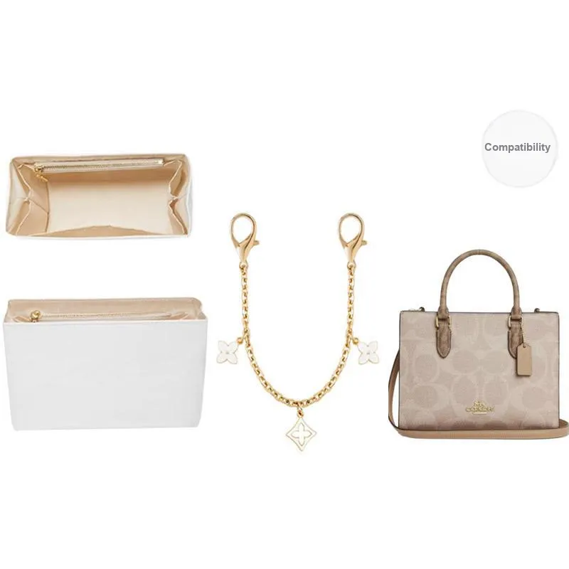 Metal Bag Strap Women's Gold Tone-6