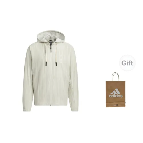 Adidas Jackets Men Clear Brown Gift Bag Included