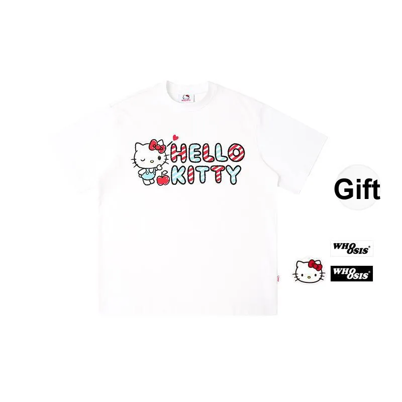 WHOOSIS x HELLO KITTY T Shirt Unisex-0