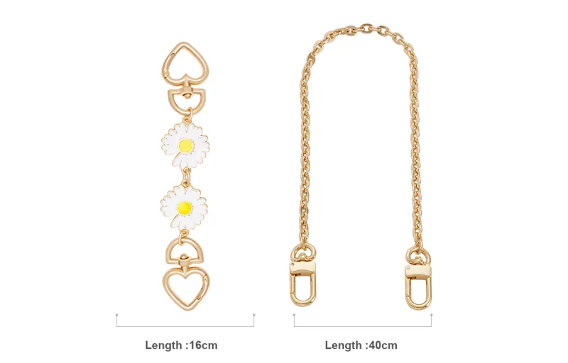 GUYI Metal Bag Accessory Bag Strap Women's Gold Tone-77