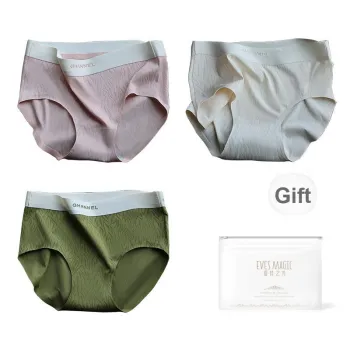 XIA.WA.ZHI.XIU Underpants Women's Shopping Bag 3 Pack