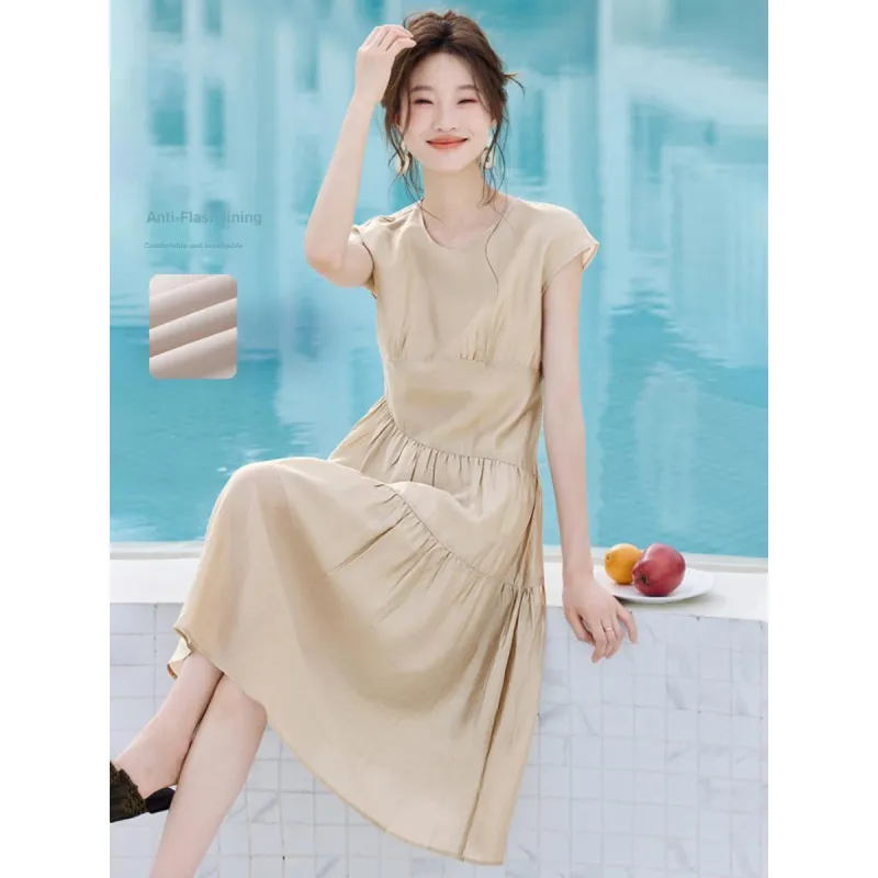 Mo Han Yi Mei Short Sleeved Dress Women's-1