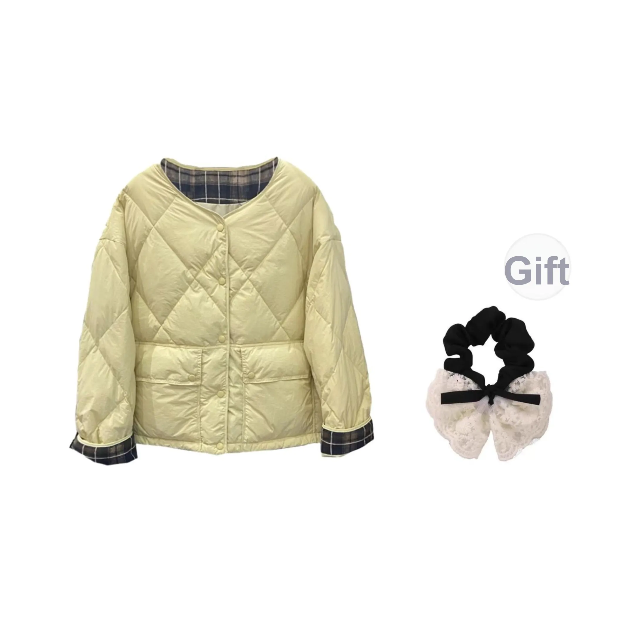 BABYLYCHEE STUDIO Хлопковый пуховик женский